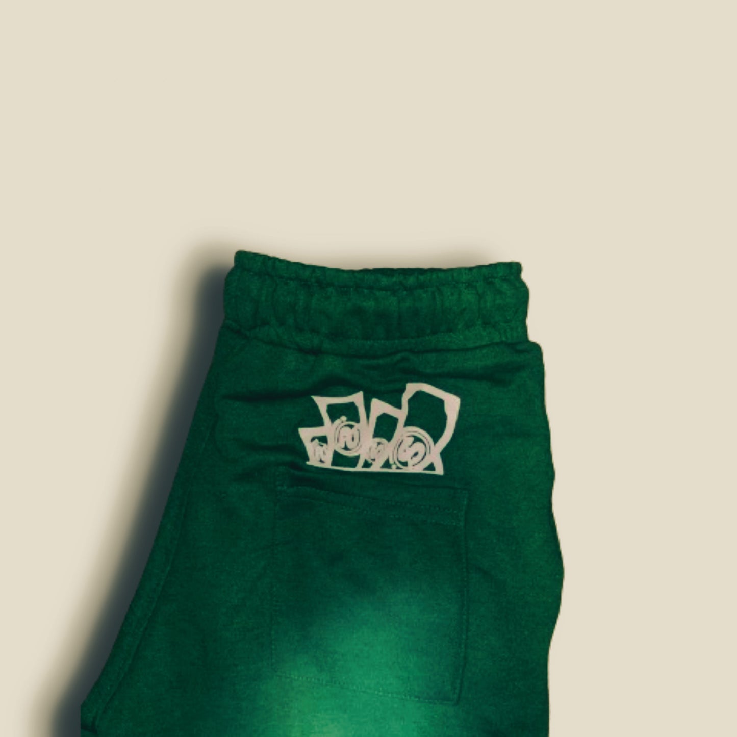 SPW green adjustable flare sweats